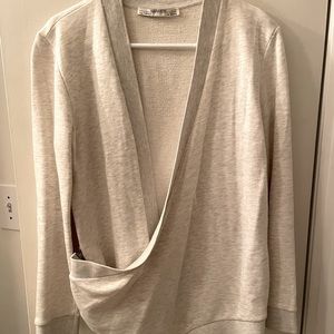 Asymmetrical all saints cotton cardigan